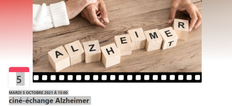 Ciné-échange Alzheimer