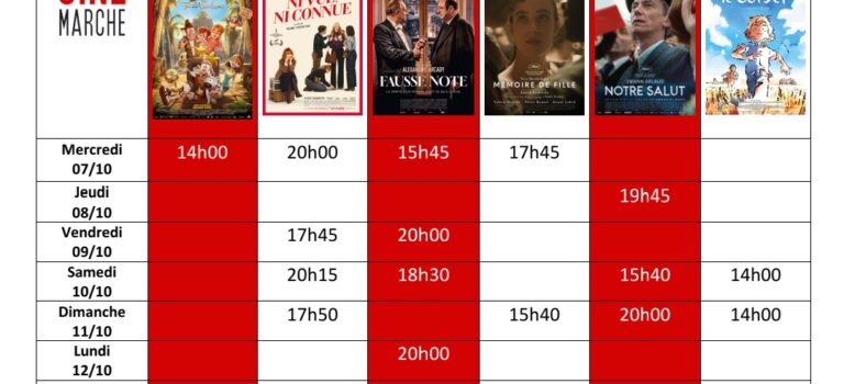Programme hebdo Programme hebdo